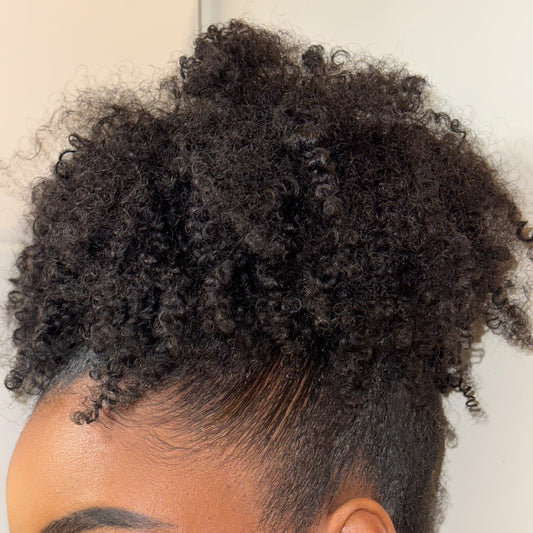 Afro & Curl High Puff